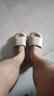 安尚芬踩屎感拖鞋男夏季户外潮流舒适室内居家厚底浴室防滑情侣凉拖鞋女 奶咖 44-45 适合43-44【内长28cm】 实拍图