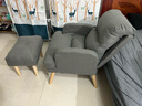 梵右电脑椅学生学习靠背椅子可躺老板人体工学椅懒人沙发椅书房办公椅 浅灰色加厚款+脚踏【普通款】 实拍图
