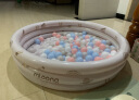 曼龙婴儿海洋球彩色球加厚弹力波波球球池室内游乐场家用充气海洋球池 100个装 海洋球+充气球池 晒单实拍图