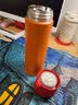 双立人（ZWILLING）真空保温杯一键开盖316L不锈钢水杯弹跳杯480ml节日礼物男女送礼 NOW系列-石榴红480ml 实拍图