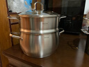 Momscook 不锈钢蒸锅28cm多层蒸格蒸屉304双层复底加厚汤蒸锅两用底高14cm 26×14cm双层蒸锅 2层 26cm 实拍图