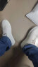 康奈男鞋 新款休闲鞋百搭潮流牛皮鞋纯色系带运动男士系带鞋 1175801 白色（男款） 42 实拍图