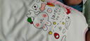【万单爆品】女童插肩袖长T秋季新款卡通可爱休闲打底上衣 TB7756旅行兔粉色 120 实拍图