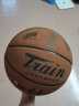 火车头篮球 7号牛皮篮球  手感柔软 防滑耐磨吸汗蓝球 实拍图