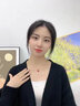 萱卡芙SHOKRAFT山茶花项链女士高级感轻奢时尚饰品送女友520七夕情人节生日礼物 银白色山茶花项链 实拍图