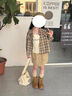 沐霓马丁靴女童春秋款2025新款秋季儿童靴子男童秋冬女孩短靴女宝皮靴 四季款卡其色32码20.8cm 晒单实拍图