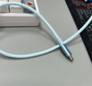 ANKER【1件包邮】安克100W充电线双type-c尼龙编织线适配苹果iphone16 15华为手机ipad笔记本电脑 【100W闪充丨尼龙编织工艺丨蓝色】 1米 实拍图