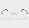 诗乐（Silhouette）眼镜架23年新款无框方形眼镜框钛男款近视眼镜5567 5567-LC-7311 灰绿色 单镜框 晒单实拍图