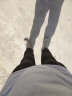 双星八特男鞋子春夏季跑步运动鞋网面透气椰子鞋青少年学生波鞋 白灰色 41 实拍图