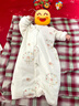 翘脚鸭 婴儿衣服新生儿连体衣睡袋夹棉秋冬季满月宝宝贴身睡袍春秋款 摩天轮 （40g薄夹棉） 100cm （建议拍大一码） 实拍图