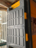 悦卡（YUECAR）汽车收纳箱储物箱55L 车载后备箱整理箱 车用工具箱 双层冲锋黄55L 实拍图