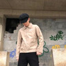 gxmy牛仔外套男春秋季新款潮流休闲运动夹克套装男一套搭配衣服男装潮 2801卡其+百搭白T+Y11裤 XL 【120-140斤】 实拍图