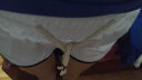 苏洛寻运动短裤女夏季2024新款外穿瑜伽跑步休闲高腰宽松学生防走光 白色 L(110-120斤) 实拍图