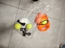 HEMMON【专业碳铝一体拍】单人网球回弹训练器初学者带绳网球拍成人儿童 亲子拍+底座+4带线网球+手胶 晒单实拍图