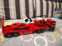 宝乐星儿童玩具男孩消防车可转弯惯性运输拖车带直升飞机警车六一儿童节生日礼物 实拍图