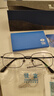 依视路（ESSILOR） 新款商务男镜架时尚镜框女配依视路镜片近视定制眼镜网上配镜 金属-全框-2054BK-黑色 镜框+依视路膜岩高清1.60现片 实拍图