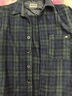 马登工装 复古羊毛混纺格子外套厚实格纹ins帅气休闲夹克男 蓝绿格 S 实拍图