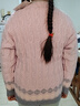 多妙屋女童毛衣儿童打底衫大童加厚女孩秋冬洋气童装 11985香芋紫 160  实拍图