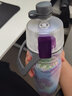 O2COOL喷雾水杯儿童学生喷水杯子成人户外运动健身保冷降温挤压软水壶 丛林590ml 实拍图