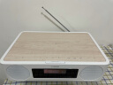 雅马哈（Yamaha）TSX-B237无线蓝牙CD桌面音响复古超重低音CD组合胎教音响系统FM收音机 白桦木色 实拍图
