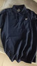 361度短袖t恤男运动上衣翻领polo衫夏季新款冰感透气休闲服纯色男装R 深墨蓝 M 实拍图