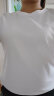 京东京造【水感系列】五代纯棉T恤 升级款免烫凉爽短袖T恤女 白色 L 晒单实拍图