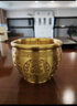 铜摆件聚宝盆百福铜缸全黄铜米缸存钱罐工艺品客厅新居办公室 【八方聚财】中大号 实拍图