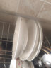 洁雅杰陶瓷盘家用白瓷盘子8英寸中式釉下彩餐盘菜盘汤盘微波炉可用6只装 晒单实拍图