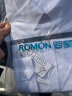 罗蒙（ROMON）纯色商务职业正装男士白衬衫工装外套长袖衬衣男CS108白色XL 实拍图