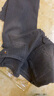 猎堰男装加绒牛仔裤男士秋冬款加厚保暖修身小脚休闲加棉冬季长裤子男 917灰色 加绒 32 [二尺五] 实拍图