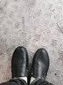 回力厨师鞋男鞋软底防水防油耐磨厨房上班专用休闲商务皮鞋工作鞋子男 黑色一脚蹬【防水防滑防油款】 39 实拍图