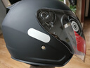 坦克（Tanked Racing）T536摩托车头盔大半盔3C男女士四季防晒电动车安全帽 亚黑 XL  实拍图