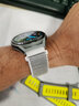 KMaxAI适用小米Watch S4编织表带S3/2/1 Pro尼龙运动透气手表带Color魔术贴回环式多巴胺替换腕带 海贝银 实拍图