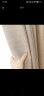 伊帘坊窗帘成品加密加厚仿亚麻棉麻纯色卧室客厅定制遮光窗帘布窗纱拼接窗帘 米白色 4.0米宽*2.7米高挂钩式可改高度 实拍图