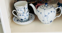 RoyalCopenhagen[新年礼物]皇家哥本哈根平边唐草手绘咖啡杯茶具 平边唐草-经典万用1壶2杯2碟 实拍图
