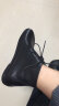 芭芭步2023秋季新款民族风牛皮手工系带低跟短靴女靴子平跟女靴及踝靴 黑色 36 晒单实拍图