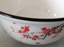 陶沁泉米饭吃饭碗景德镇餐具碗具陶瓷套装家用中式10个装 江畔梅花4.5英寸饭碗*10个装 实拍图