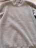 南极人圆领毛衣男冬季新款加绒加厚保暖针织衫中年纯色弹力含羊毛打底衫 驼色 M 实拍图