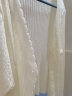 范思蓝恩23FS12468外搭防晒开衫针织外套女薄款空调衫披肩小外套 米白色 XL 晒单实拍图
