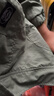 型曼日系潮牌猎装翻领工装夹克男士春秋百搭上衣服男复古简约休闲外套 绿色 2XL 实拍图