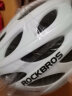 洛克兄弟（ROCKBROS） 骑行头盔山地公路自行车头盔男女带风镜一体成型炫彩安全帽 白色 ：58-62cm 灰色镜片 晒单实拍图