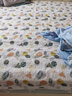 风汐跑量款纯棉纱布床盖单件夹棉床单榻榻米全棉绗缝防滑单 蝶舞 200cm*220cm 单件适合1.5或1.8床) 实拍图