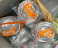 变度一次性碗筷套装PS水晶碗食品级耐高温四五件套餐具塑料航空碗加厚 400ml水晶碗+勺+碟+杯40套 实拍图
