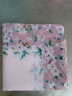 泽略女士手帕全棉手绢樱花朵方巾古风擦汗纯棉女生古风手绢结婚伴手礼 漫恋43CM：粉色【信封袋装】 实拍图