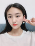 沐嫣花朵耳环女2024新款韩国设计感轻奢礼物耳饰大气长款气质耳坠 花朵蓝色耳环 实拍图