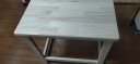 爱迪威实木书桌电脑桌少儿学习桌松木书桌家用简易办公木桌写字桌 80长50宽75高 原木无漆单桌 晒单实拍图