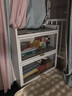 唐辑钢制书架书柜防尘落地多层带门铁艺书架置物架收纳储物柜三层70 实拍图