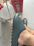 阿迪达斯三叶草鞋夏季YEEZY SLIDE夏季运动鞋拖鞋ID2349 深灰绿 36.5 实拍图