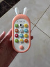 贝恩施儿童玩具手机婴儿宝宝趣味电话男女孩双语音乐玩具YZ19粉色 实拍图