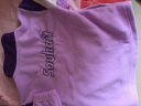 水孩儿童装男童女童秋装新款摇粒绒外套时尚洋气保暖风衣中大童宝宝上衣 罗兰紫 120cm 实拍图